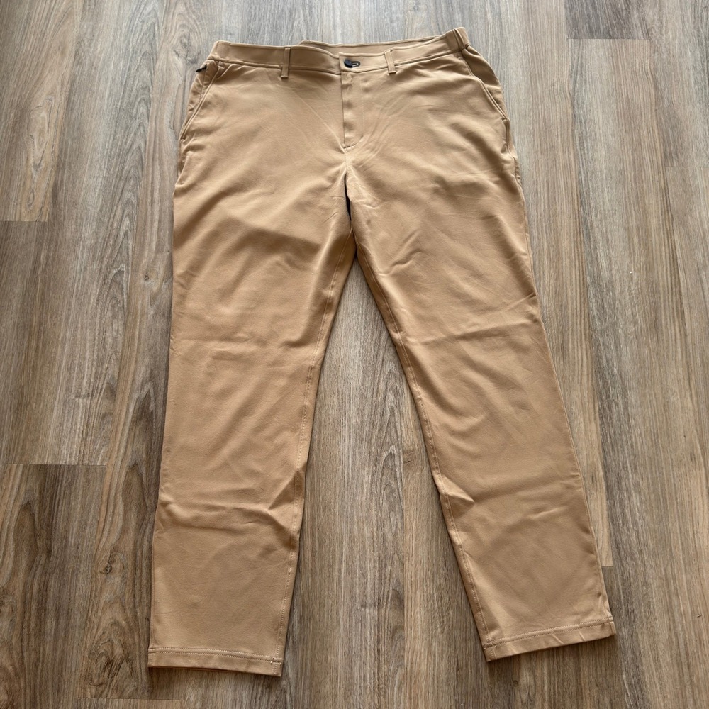 Public Rec All Day Every Day Pants Men 38x32 Khaki Tan Performance‎ Stretch ADED